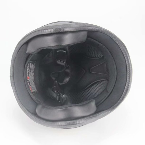 Casco de bicicleta Auriculares para motocicleta Deportes al aire libre Auriculares Personalidad Mano Harley Retro Motocicleta eléctrica 3/4 Medio auricular, (Marrón clásico (máscara incluida) Tamaño XXL) ShuxiuWang 8390614793927