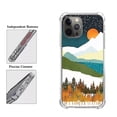 thumbnail image 4 of Winters Night Mountain Lake Moon Case for iPhone 12 Pro,Aesthetic Art Design Pattern TPU Shock-proof Cover Case, 4 of 4