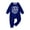 Blue1, variant on KHONTS Christmas Family Blue Sets of Matching Pajamas Festive Holiday Loungewear With Letter Printed for Parents and Kids Men XL