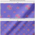thumbnail image 2 of Soimoi Cotton Poplin Fabric Swirl,Leaves & Rose Floral Print Sewing Fabric Yard 42 Inch Wide, 2 of 7