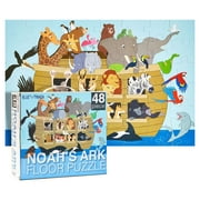 48 Piece Giant Noahs Ark Jigsaw Puzzle for Kids Ages 3-5 and 4-8, Jumbo Animal Floor Puzzle for Toddler Preschool Learning (2 x 3 Feet)