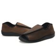 thumbnail image 3 of Mujeres zapatillas diabéticas zapatillas de casa de cierre ajustable para pies hinchados zapatos diabéticos sandalias para interiores al aire libre, 3 of 9
