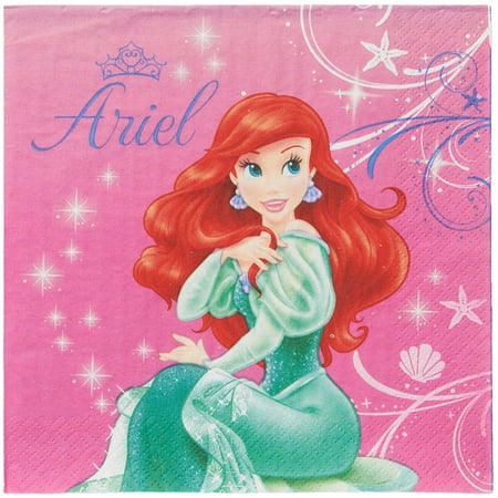 The Little  Mermaid  Lunch Napkins 16 Count Party  Supplies  