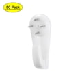 thumbnail image 1 of Uxcell 30lbs Soporte para Pared Duro 50x21mm Ganchos de Marco de Foto No Marcados Paquete de 50, 1 of 5