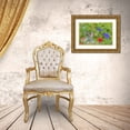 thumbnail image 3 of Day, Richard and Susan 32x23 Gold Ornate Wood Framed with Double Matting Museum Art Print Titled - Ruby-throated Hummingbird-Archilochus colubris-at Blue Ensign Salvia-Salvia guaranitica-Marion Coun, 3 of 4