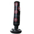 thumbnail image 1 of Saco de boxeo inflable shamjiam 63 pulgadas Con soporte equipo de boxeo, 1 of 8