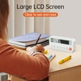 thumbnail image 4 of Digital Productivity Timer and Clock 2 in 1 Visual Count Up/Down Function Magnetic Back and Large LCD Display Volume Adjustable Kids Time Management Tool for Testing Exercise Game Teaching Learning, 4 of 9