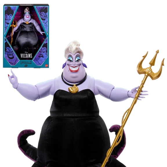 Disney Collector Ursula Collectible Villains Fashion Doll in Signature Look with 1 Accessory
