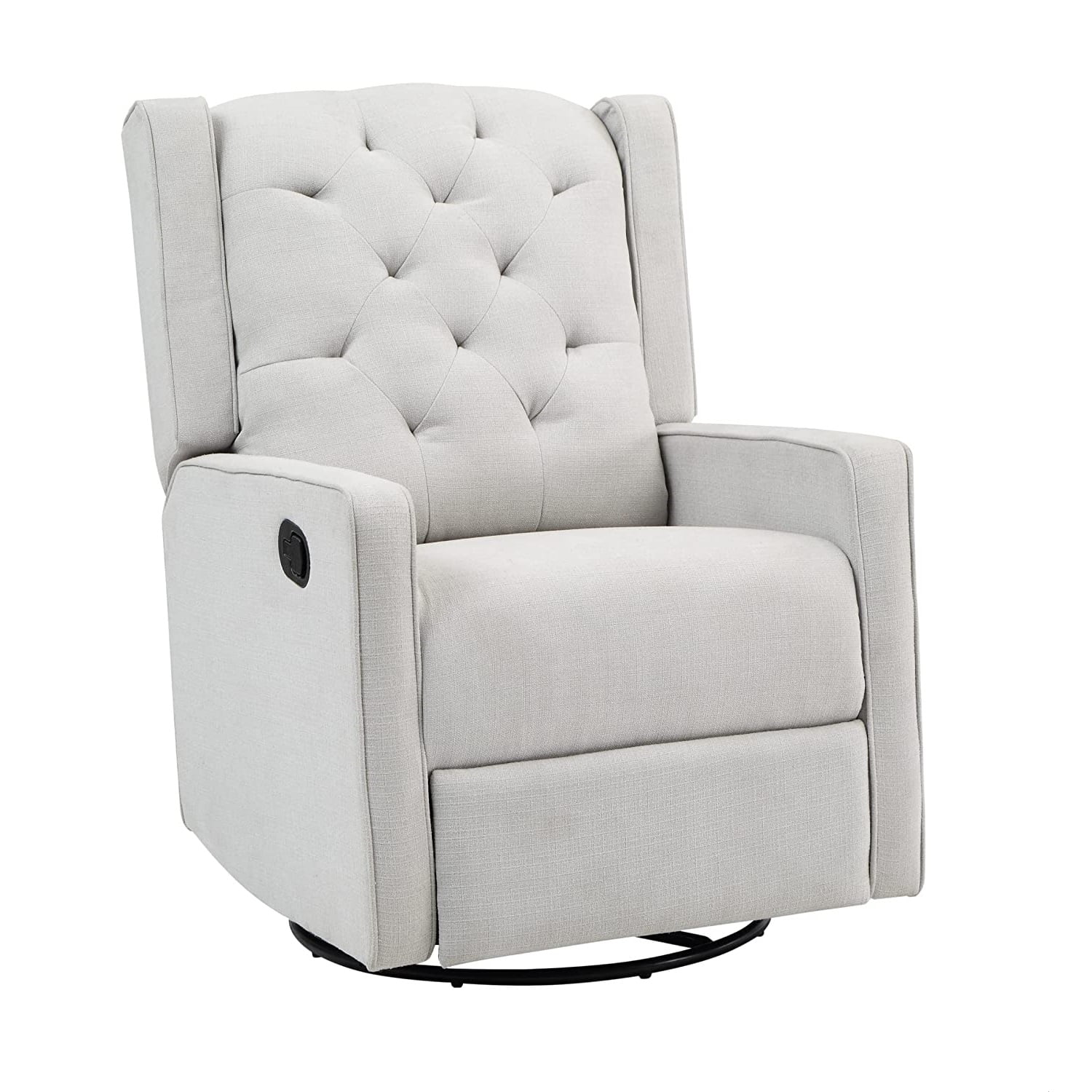 AFG Ava Manual Swivel Glider Recliner, Gray
