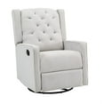 AFG Ava Manual Recliner Comfortable Swivel Glider, Perfect for