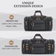 thumbnail image 3 of Bolsa de lona Gonex, 60 L, ampliable, para viajes, color gris oscuro, 3 of 6