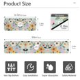thumbnail image 4 of Yayeee Faucet Mat for Kitchen Sink 14.7" Diatomite Long Splash Guard Pad, Floral Pattern, 4 of 7