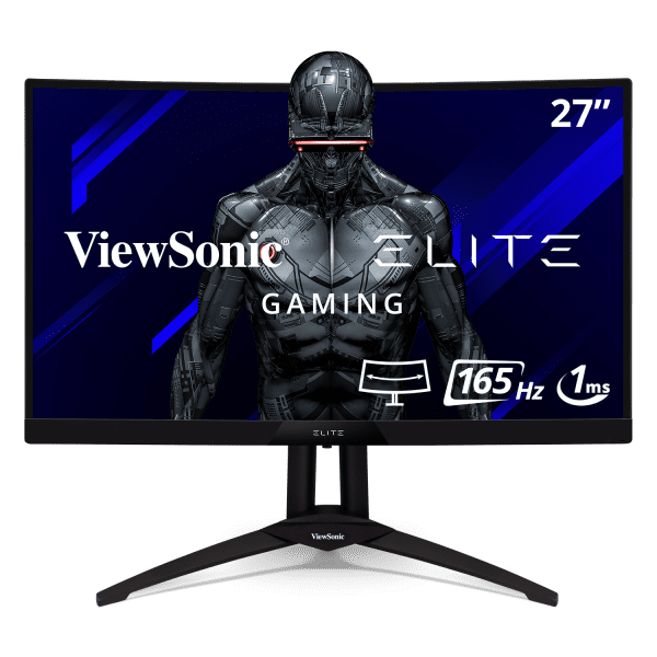 ViewSonic ELITE XG270QC Curved 27 Inch 1ms 1440p 165Hz FreeSync Premium Pro Gaming Monitor with VESA DisplayHDR 400 and Advanced Ergonomics