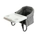 thumbnail image 3 of Silla alta plegable con gancho y bandeja extraíble para comer, asiento plegable para bebés, para niños y niñas, para interior y exterior, para playa Gris, 3 of 8