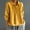 Yellow, variant on Womens Long Sleeve Tops Summer Tops Long Sleeve Spring And Summer V-Neck Long Sleeve Solid Loose Casual