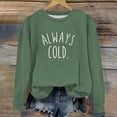 thumbnail image 5 of piuwrlz Sweatshirt for Girls Long Tops Sleeve Printed Hoodie Long Sleeves Without a Hat Sweater Green Size 3-4 Years, 5 of 6