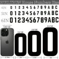 thumbnail image 5 of Self-adhesive 4 Inch House Numbers, Acrylic Modern House Address Numbers for Outside, Large Black Door Numbers for House Office Mailbox Door Home Room Hotel Apartments (Black, 4in No.7), 5 of 6