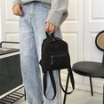 thumbnail image 4 of Adorable Kawaii Plush Fluffy School Backpack Fuzzy Sherpa Aesthetic Mini Daypack for Travel Everyday Use and Daily Adventure, 4 of 5
