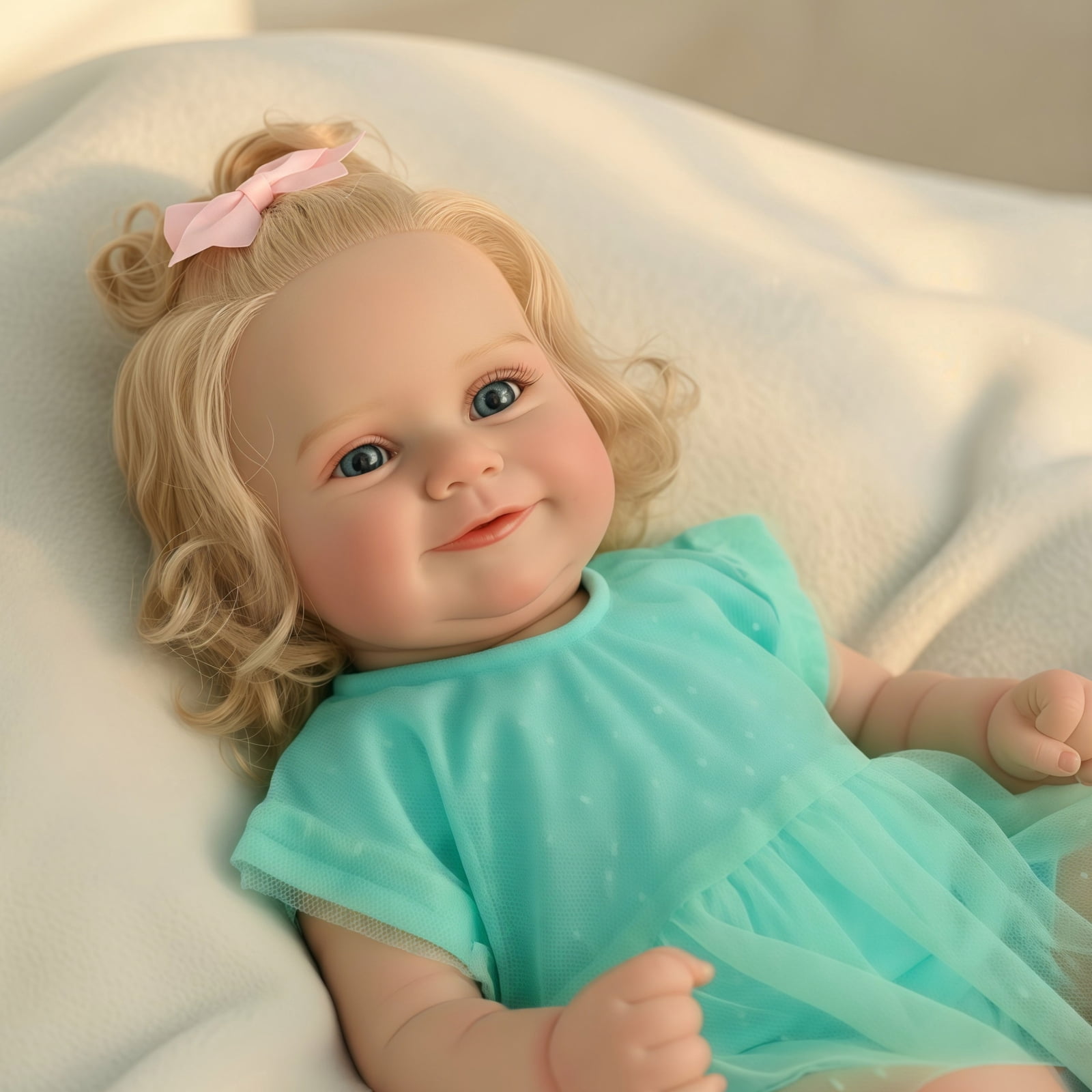 20-Inch Realistic Reborn Baby Doll with Hand-Painted Details – Baby Dolls with Accessories Lifelike Doll Toy Gift for Kids 3+