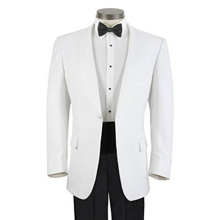 First Nighter - Men's White Formal Dinner Jacket - 48 X Long - Walmart.com