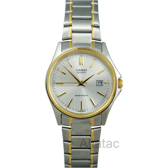 LTP-1183G-7A Women's Two-Tone Analog Dress Watch w/ Date Display