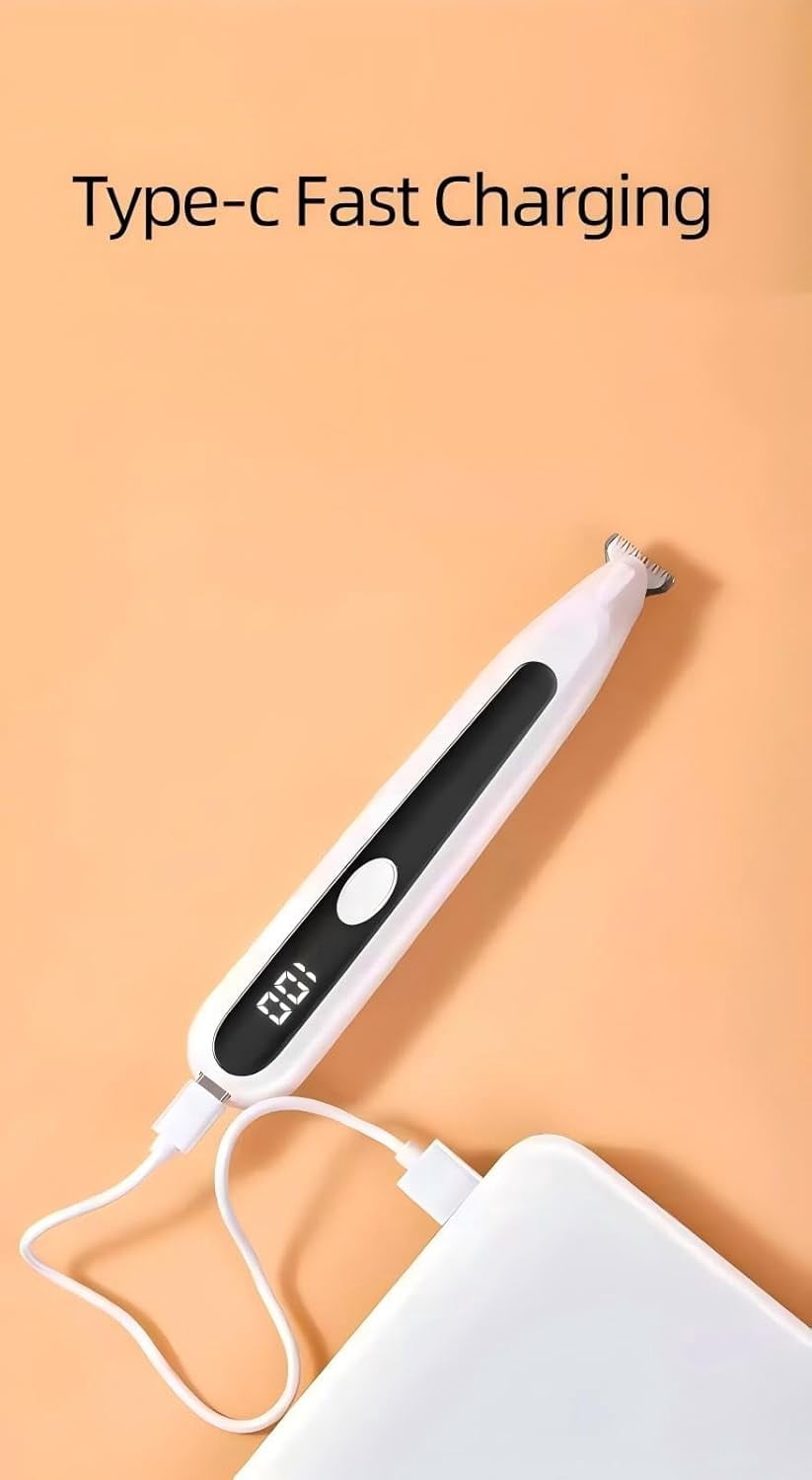 Electric Stitch Eraser for Embroidery – Rechargeable Stitch Remover Tool, Stitch Remover, Stitch Eraser, Handy Dandy Stitch Remover, Electric Seam Ripper, Embroidery Removal Tool (White)
