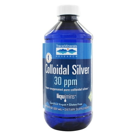 Trace Minerals Research - Colloidal Silver 30 ppm - 8 (Best Liquid Colloidal Minerals)