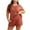 Red, variant on Lindreshi Lounge Sets for Women Plus Size Women Summer Casual Two Piece Suit Pajamas Short Sleeved Round Neck Top/Shirt Set Oversized Pajamas