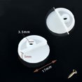 thumbnail image 2 of 20/50Pcs Mirror Wall Hanging Fixing Kit Frameless Plastic Wall Mounting Clips, 2 of 2