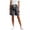 Gray #014, variant on Womens Jean Shorts High Waist Stretchy Drawstring Waist Casual Bermuda Shorts Summer Trendy Denim Short Trousers 2XL