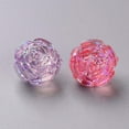 thumbnail image 2 of 20pc Transparent Acrylic Beads AB Color Flower Mixed Color 18x16.5mm Hole: 2.5mm, 2 of 8