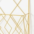 thumbnail image 3 of SHISUYAN Wall-Mounted Books Storage Rack Magazine Holder Books Organizer Iron Book Supporter Golden, 3 of 7