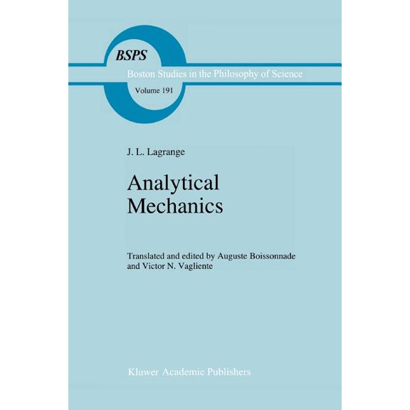 Boston Studies in the Philosophy and His Analytical Mechanics, Book 191, (Paperback)