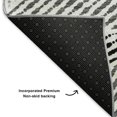 thumbnail image 3 of Addison Rugs Mayfield Washable Transitional Geometric Pewter Rectangle Rug, 2'6" x 3'10", 3 of 6