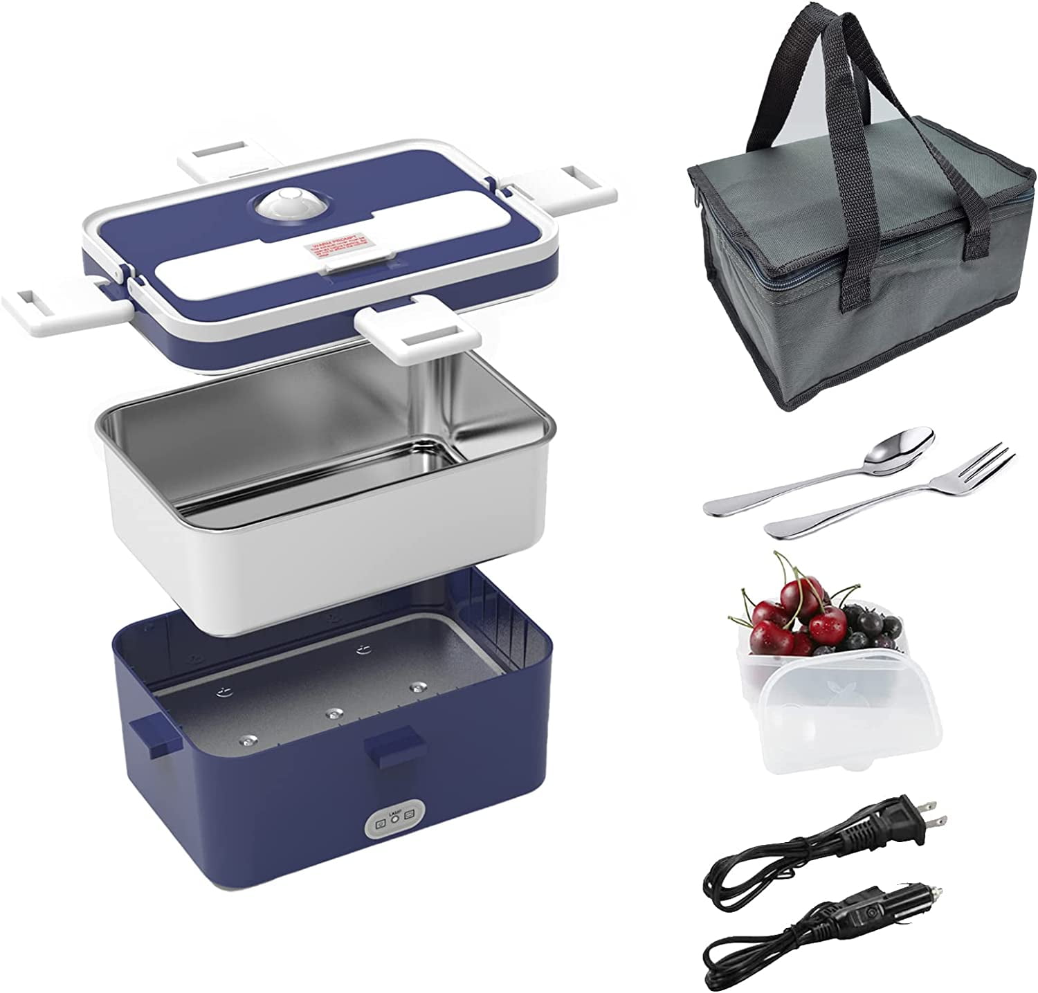Nifogo Electric Lunch Box Food Heater 75W Portable Heated Lunch Box for  Adults 3 in 1 Portable Food …See more Nifogo Electric Lunch Box Food Heater