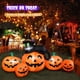 thumbnail image 2 of Calabaza inflable de Halloween de 4.9 ft, decoración al aire libre, decoración de patio iluminada, 5 calabazas con gato negro de bruja, luces LED integradas para balcón, hogar, fiesta, césped, patio,, 2 of 5
