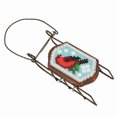 thumbnail image 5 of Herrschners® Winter Birds Sled Ornaments Counted Cross-Stitch Kit, 5 of 5