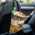 thumbnail image 4 of Yuyamidu Southwest Aztec Car Trash Bag Highland Cow Car Gabage Can Holder Sunflower Vehicle Accessories Reusable Auto Garbage Bag Container Organizer, 4 of 7