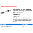 thumbnail image 2 of Front Stabilizer Bar Link - Compatible with 2006 - 2010 Dodge Ram 1500 4WD 2007 2008 2009, 2 of 2