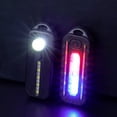 thumbnail image 1 of Xihbxyly Juego de Luces Recargables para Bicicleta, Superbrillantes, 5 Modos, Carga Usb, Resistencia Al Agua Ipx6, Luces Delanteras y Traseras, Reflector Trasero, para Ciclismo Nocturno, Accesorios d, 1 of 7