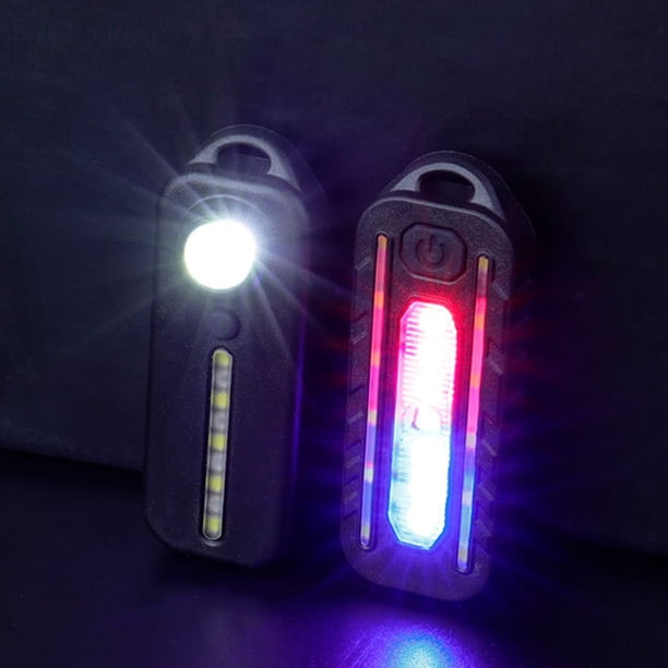 Xihbxyly Juego de Luces Recargables para Bicicleta, Superbrillantes, 5 Modos, Carga Usb, Resistencia Al Agua Ipx6, Luces Delanteras y Traseras, Reflector Trasero, para Ciclismo Nocturno, Accesorios d