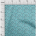 thumbnail image 2 of oneOone Silk Tabby Light Blue Fabric Christmas Sewing Material Print Fabric By The Yard 42 Inch Wide, 2 of 5