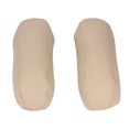thumbnail image 2 of Par de fundas para reposabrazos de asiento de coche, repuesto interior de cuero artificial para Ford F250 1999-2007, color beige, 2 of 5