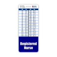 thumbnail image 1 of Registered Nurse Badge Buddy Vertical w/Height & Weight Conversion Charts (Oversized, Navy), 1 of 4