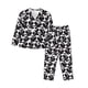 thumbnail image 1 of Fotbe Panda Conjunto de Pijama de Manga Larga para Mujer con Estampado, Ropa de Dormir de 2 Piezas, Conjunto de Casa Suave y Cómodo con Bolsillos-Small, 1 of 7