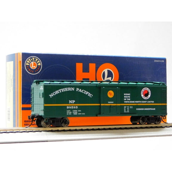 LIONEL HO SCALE NORTHERN PACIFIC BOXCAR 98583 TRAIN CAR 2454390