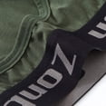 thumbnail image 4 of TANBOM Men's Backless Briefs Modal Cotton Underwear Blue/Green S 2-Pack, 4 of 6
