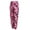 Hot Pink, variant on Ecqkame Women's Camo Pants Cargo Trousers Fashion Women Casual Pocket Bound Feet Zipper Printing Trousers Purple L