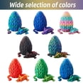 thumbnail image 2 of 3D Printed Dragon Easter Eggs, Cool 3D Printer Articulated Crystal Dragon Toys , Surprise Animals Figurines Fidget Dinosaur Eggs Toys, 2 of 8