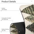 thumbnail image 4 of Yayeee Faucet Mat for Kitchen Sink 30" Diatomite Long Splash Guard Pad, Cartoon Christmas Trees, 2 Pack, 4 of 7